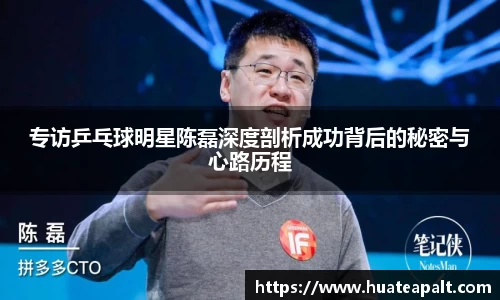 专访乒乓球明星陈磊深度剖析成功背后的秘密与心路历程